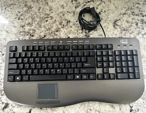 Adesso Win Touch Pro Desktop Multimedia USB QWERTY Keyboard Windows 10 AKB-430UG - Picture 1 of 3