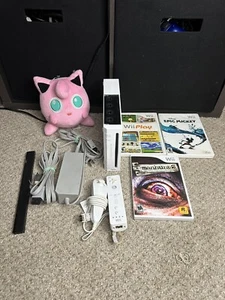 Nintendo Wii Console Bundle RVL-001 w/ 1 Controller Set, 3 Games - Picture 1 of 4