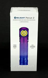 Olight Perun 2 Púrpura Gradiente Edición Limitada 2500 Lúmenes Nuevo Precintado -65 - Imagen 1 de 4