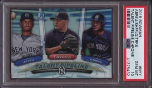 2018 Bowman Talent Pipeline Chrome NYY Abreu Sheffield Gleyber Torres PSA 10 RC - Bild 1 von 2