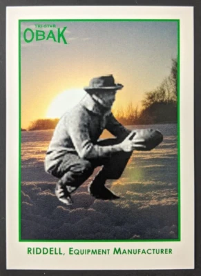 John Riddell 2011 TRI-STAR Obak GREEN #92 Football Card 16/25 Insert Parallel - Image 1 of 2