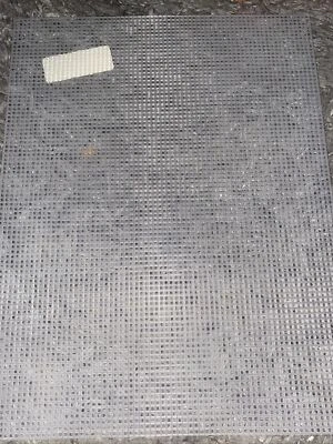 Zehrco-Giancola Plastic Canvas 27 Count 10.5"X13.5"-Clear red green AA125 - Image 1 of 4