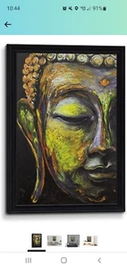Der Buddha, gerahmte Leinwand - Bild 1 von 3