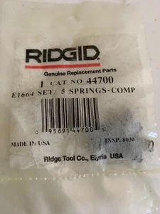 RIDGID Cat No. - 44700 - E1664 Set 5 Springs-Comp - Picture 1 of 1