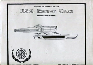 STAR TREK U.S.S. RENNER CLASS BLUEPRINTS(4) 1986 - Picture 1 of 2