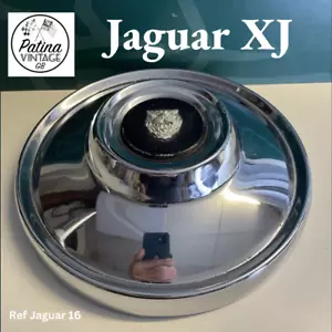 Jaguar XJ6 & XJ12 9" Chrome Hub Cap - Picture 1 of 7