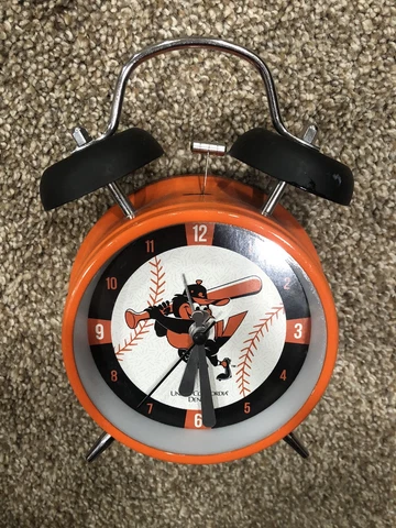Baltimore Orioles Retro Talking Alarm Clock Joe Angel Wake Up Call Works! Cover