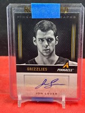 2013-14 Panini Pinnacle Autograph #106 Jon Leuer Memphis Grizzlies NBA