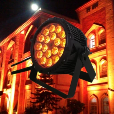 18*18W Par Light RGBWA+UV 6in 1 DMX 512 Control Outdoor LED ParLight IP65 DJ Par - Image 1 of 4