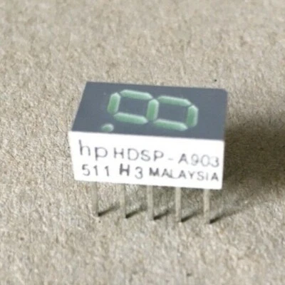 Broadcom HDSP-A903 Siebensegmentanzeige grün, gemeinsame Kathode, 4 Stück - Bild 1 von 2