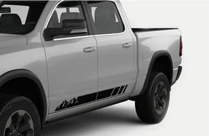 Fits Dodge Ram Side Stripe Decals Sport Graphics Mountains Both Sides - Bild 1 von 4