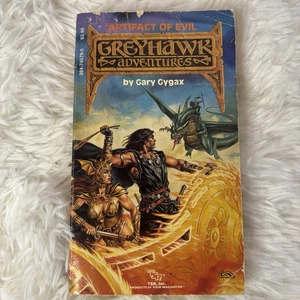 Greyhawk Adventures #2 Artefakt des Bösen von Gary Gygax 1986 TSR 1. Taschenbuch - Bild 1 von 4
