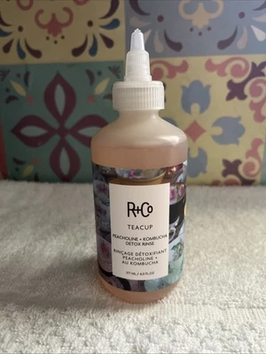SEALED R+CO TEACUP Peacholine Kombucha Detox Hair Rinse 6 oz - Image 1 of 2