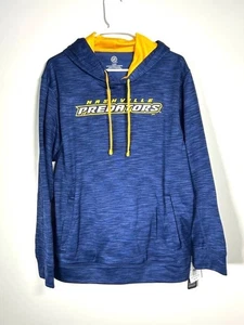 Nashville Predators Blue/Yellow Drawstring Mens Large Hoodie NHL Licensed - NWT - Picture 1 of 8