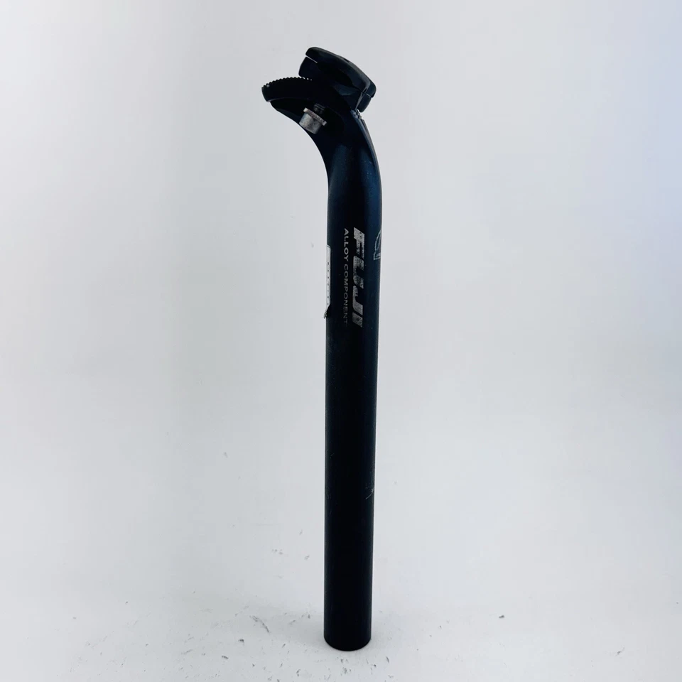 Tija de sillín vintage Fuji 27,2 componente de aleación 310 mm tija de sillín larga alta negra A21 Foto 1 de 4