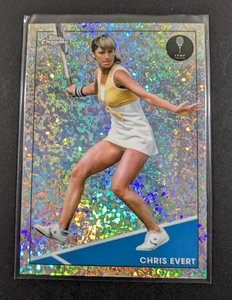 2021 Topps Chrome Tennis Mini-Diamond Refractor /125 Chris Evert #99 HOF - Bild 1 von 3