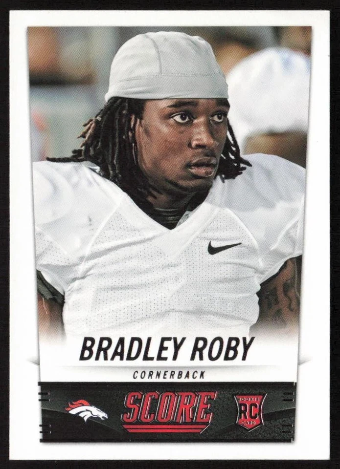 2014 Score Bradley Roby #341 Rookie Denver Broncos - Image 1 of 2