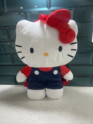 Sanrio Hello Kitty плюшевый рюкзак кукла оригинальный классический комбинезон Kitty - Изображение 1 из 4