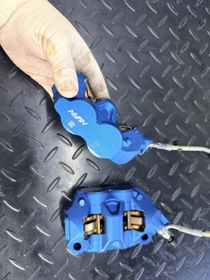 PINZAS FRENO DELANTERAS BMW S1000RR M PAQUETE 20-25 AZUL 850 millas Foto 1 de 4