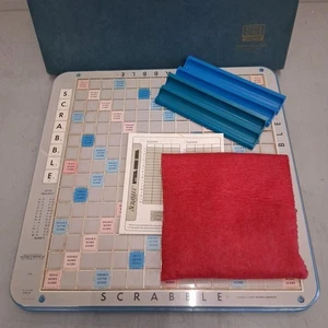 Scrabble Deluxe 1977 Turntable Edition Selchow & Righter, Pre-owned, Complete - Picture 1 of 8