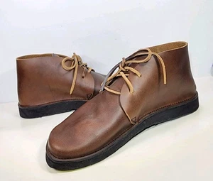 Aurora Shoe Company North Pacific Boots Mens 9D Wide Brown Laced EUC - Picture 1 of 10