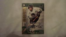 2004 05 IN THE GAME HEROES AND PROSPECTS  A-JWI JAMES WISNIEWSKI  AUTOGRAPH 
