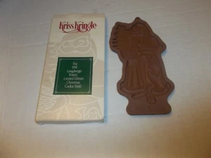 1991 Longaberger Pottery Limited Edition Kriss Kringle Cookie Mold Stoneware - Picture 1 of 3