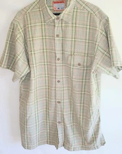 Bugle Boy Auténtica Ropa de Supervivencia de Alta Tecnología Para Hombres Grande Manga Corta Camisa a Cuadros - Imagen 1 de 10