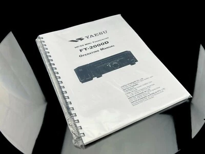 Yaesu FT-2000D Transceiver Instruction Manual Operating Guide Coil Bound - Image 1 of 3