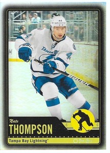 12/13 O Pee Chee Black Rainbow Nate Thompson /100 493 Lightning