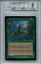 MTG Ancestral Mask BGS 9.0 (9) Mint Foil Mercadian Masques Card 3840