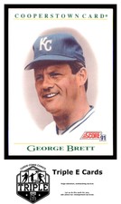 1991 Score Cooperstown #B5 George Brett Kansas City Royals ~A3P