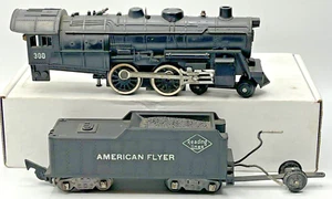 Gilbert American Flyer S Gauge #300 Atlantic Locomotive & Tender - Picture 1 of 13