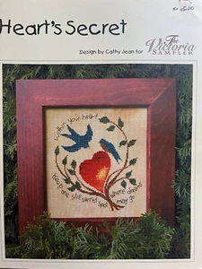 The Victoria Sampler- Design by Cathy Jean- Heart's Secret chart & Threads - Picture 1 of 3