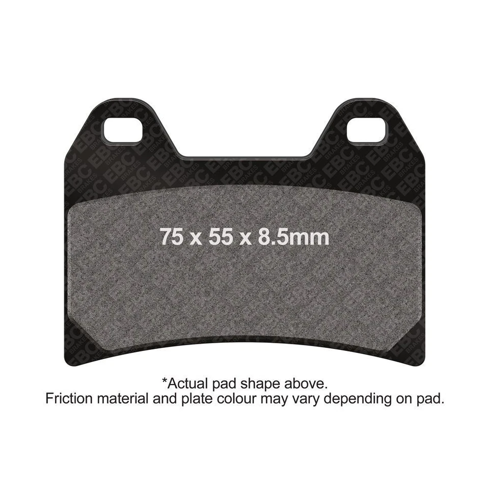 Pastillas de freno delanteras izquierda EBC DMX para motocicleta Victory V92C Standard Cruiser 2001-2002 Foto 1 de 1
