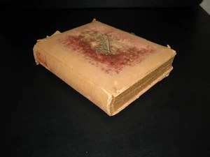 Antiguo álbum de fotos victoriano de terciopelo rojo tipo tinte gabinete de fotos anterior a 1940 - Imagen 1 de 9