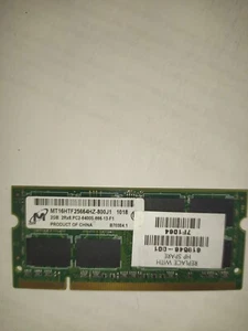 Micron  MT16HTF25664HZ 2Gb PC2-6400S-667  DDR2-667  SODIMM  200 pin - Picture 1 of 2