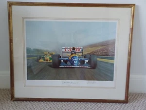 Formula 1 - Damon Hill - Damon’s First - by Gerald Coulson Ltd Edn Print 191/500 - Picture 1 of 24
