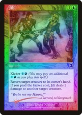 Jilt FOIL Apocalypse HEAVILY PLD Blue Common MAGIC THE GATHERING CARD ABUGames