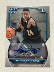 HANSEL ENMANUEL 2022-23 Bowman Chrome University Chrome AUTO Autograph