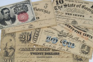 6 Fractional Currency Notes 1847-1874 $20 50c 25c 10c 5c Asst Civil War 20749