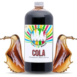 (7,95 EUR/l) Rainbow Slush Sirup AZO FREI | Geschmack Cola |1 Liter Flasche - Bild 1 von 2