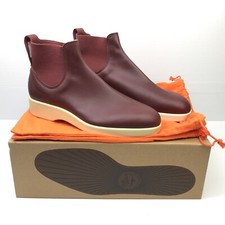 RM WILLIAMS Marc Newson Burgundy Leather Cream Yard Boot 365 10 G 11 US NEW $445