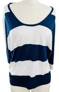 Viscose Cashmere Color Block Sweater By Splendid - Picture 1 of 7