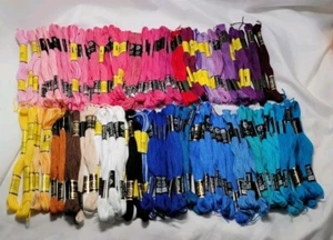 Lote de hilo de bordar Janlynn lazos e hilos prisma 100 % algodón 115+ madejas - Imagen 1 de 11