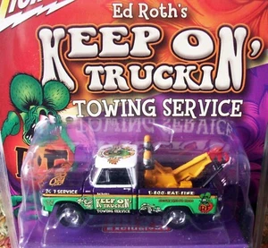JL Ed Roth RAT FINK 1966 Chevy Wrecker Abschleppwagen Aufbewahrungsbox LE KEEP ON TRUCKIN - Bild 1 von 6