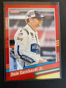 Dale Earnhardt Jr - 2024 Panini Donruss NASCAR "1991 Retro Red" Racing Card #109 - Picture 1 of 2