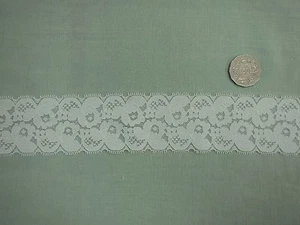 Elastic Lace Ivory/Off-White 12 metres (10028) - Picture 1 of 1