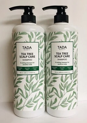 2-Pack Tada Beauty~Tea Tree Scalp Care Shampoo with Argan Oil 33.8 fl oz Each - Image 1 of 2