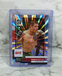 2023 Panini UFC Donruss #85 MARVIN VETTORI Silver Holo Laser SSP!!! (#60/99)